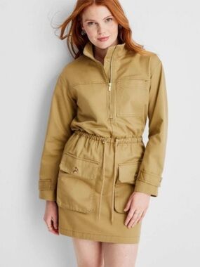 Future collective dress in Mustard color